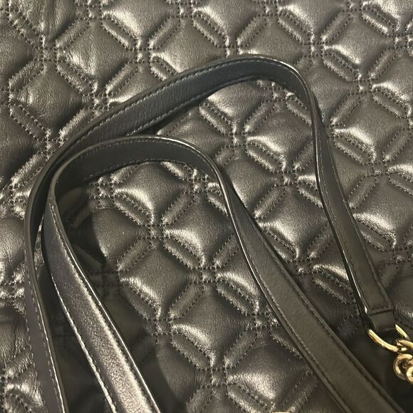 Kate Spade Astor Court Marlene Black Quilted Chain Handle Handbag Purse - Picture 11 of 16